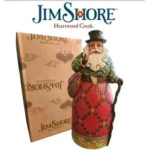 Jim Shore Heartwood Creek Nollaig Shona Dhuit Irish Santa Collectible Figurine